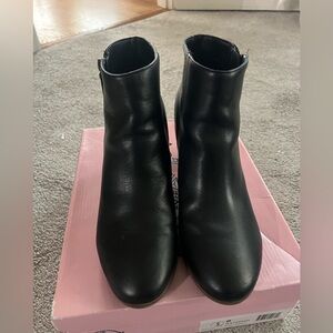 Crown Vintage Black Ankle Boots